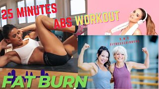 25 MIN WALKING CARDIO WORKOUT | Intense Full Body Fat Burn at Home And Gym workouts.