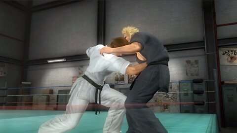 DOA5LR-009 Jacky Bryant vs Ein in Karate gi