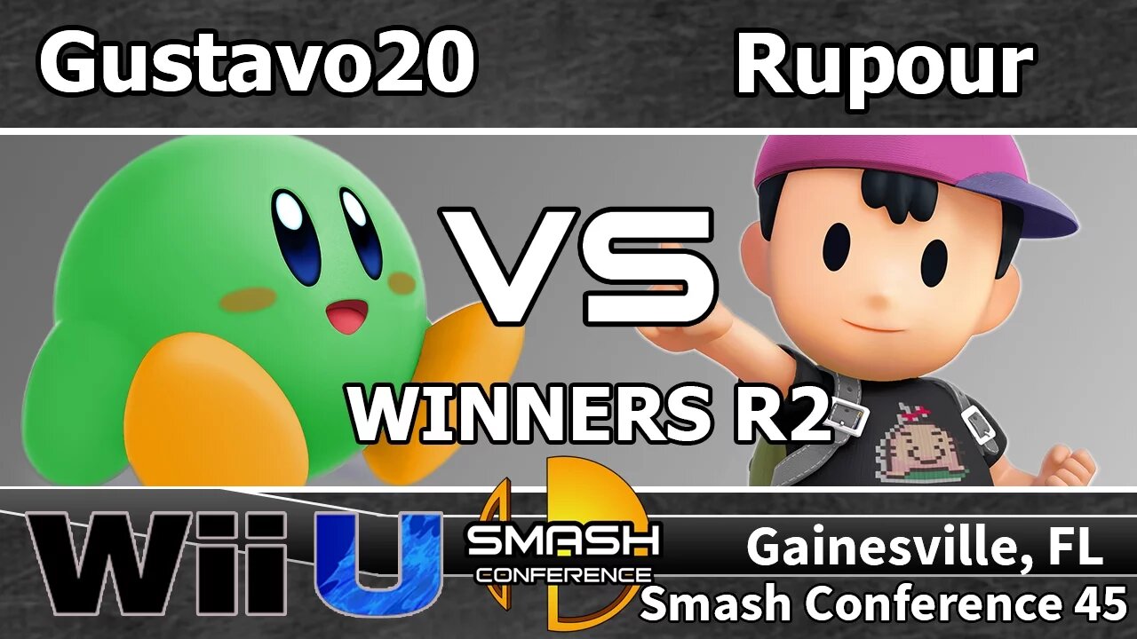 Gustavo (Kirby) vs. Rupour (Ness) - SSB4 Winners R2 - SC45