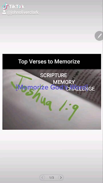 Top Verses To Memorize, Joshua 1:9