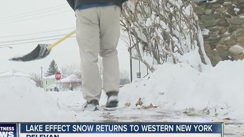 Cattaraugus County residents unfazed by first dusting of lake effect snow