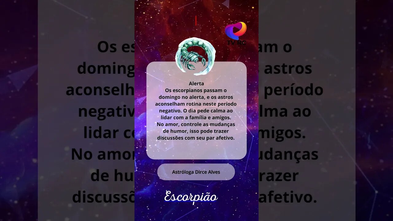 HORÓSCOPO EM ALERTA HOJE #ESCORPIÃO 15/10/23 - CONFIRA AQUI! #shotrs