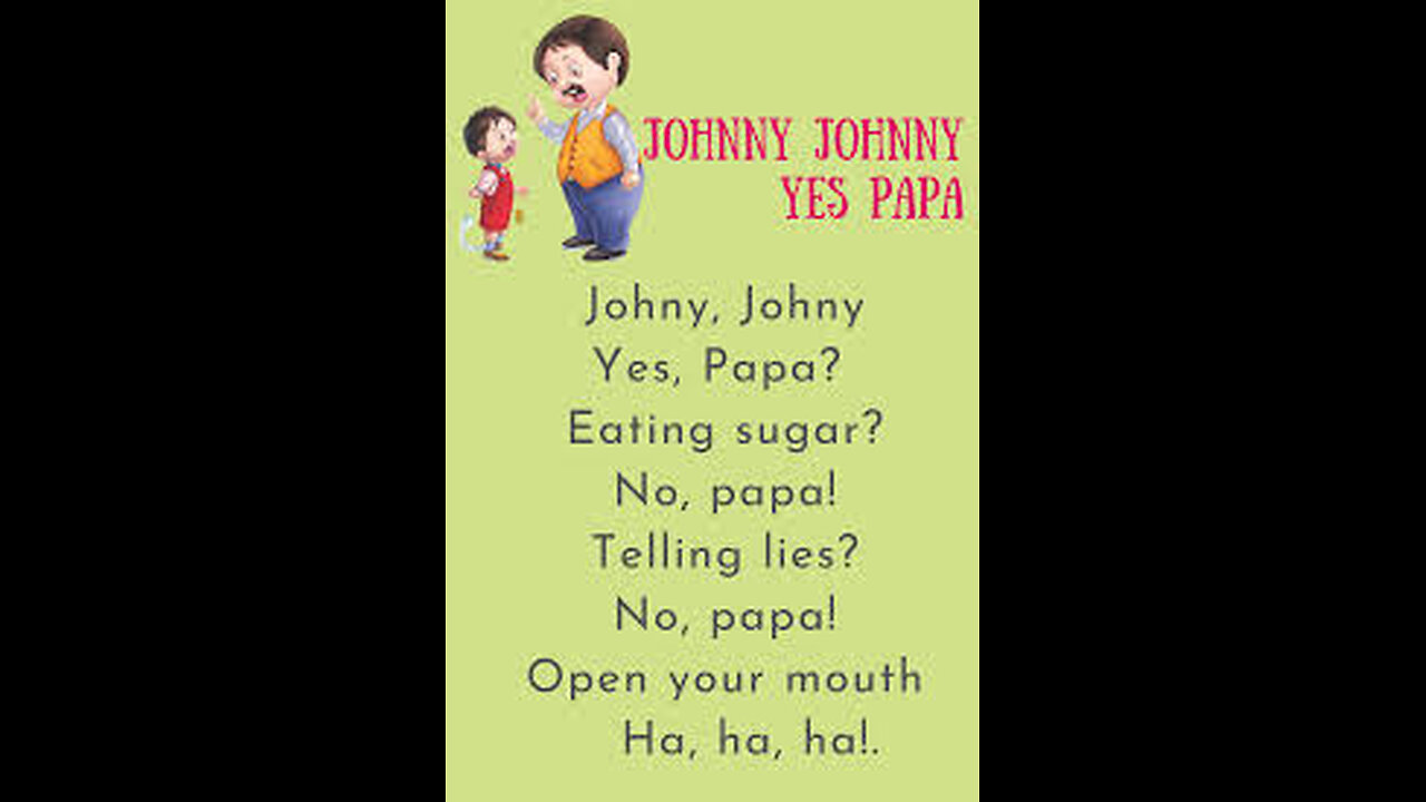 Johny Johny Yes Papa in classical