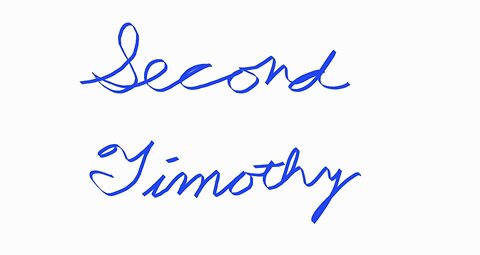Second Timothy Without Chapters