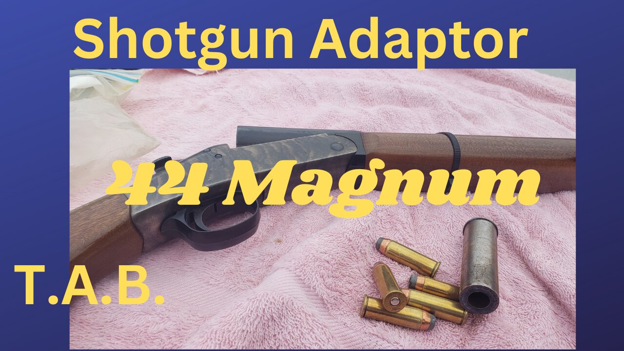 Shotgun Adaptor 44 mag Chrono Results