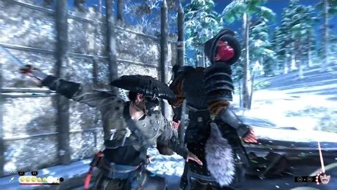 Ghost of Tsushima Conquer Frozen Forest Crossroads