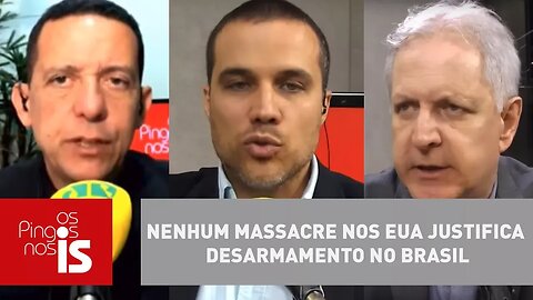 Debate: Nenhum massacre nos EUA justifica desarmamento no Brasil