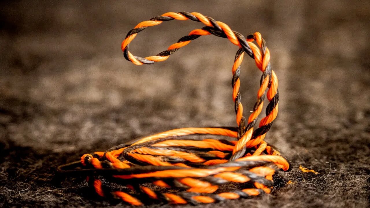 Making A HANDMADE Custom Bowstring In SILENCE - "Relaxing ASMR"