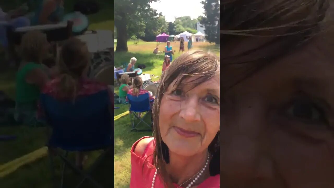 25.06.23 Lovely circle, drumming at The Community event @ The Retreat New Forest