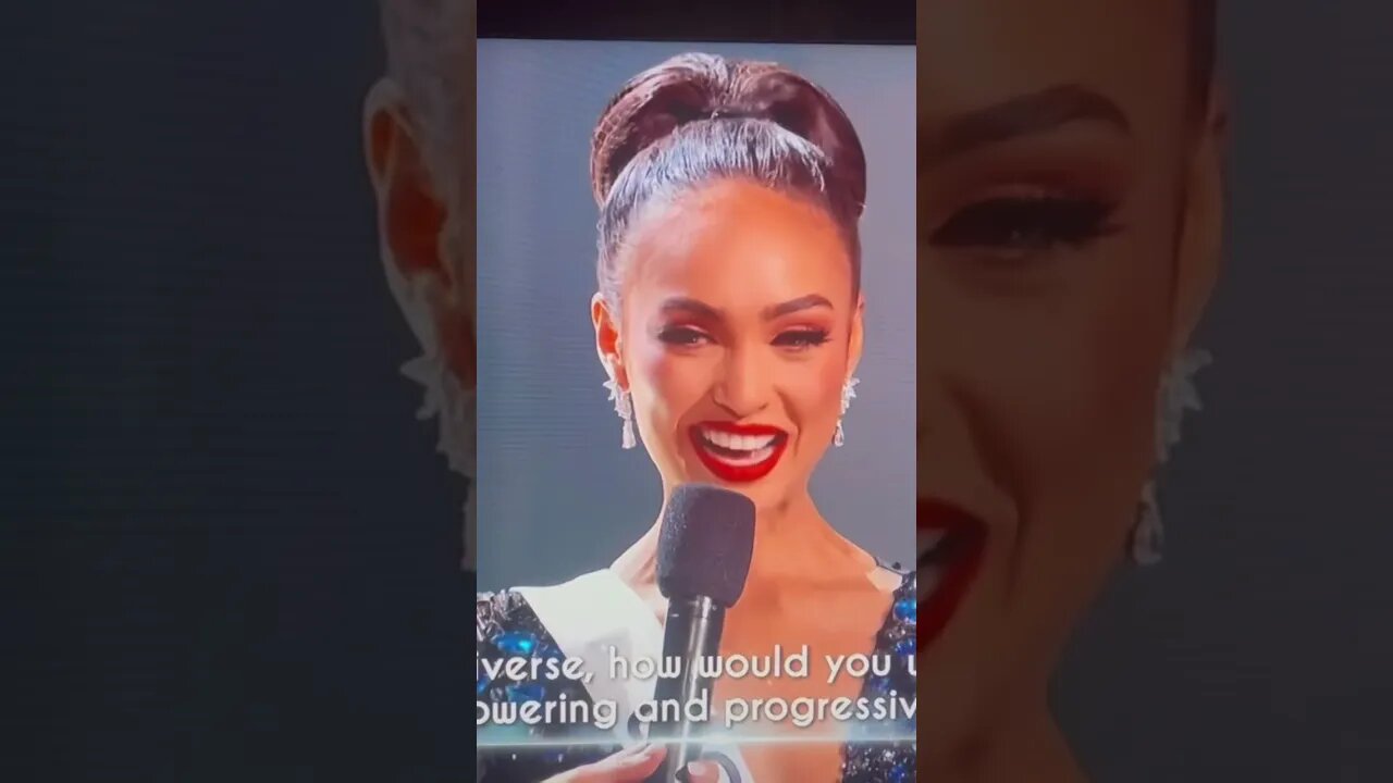 The Winning Answer Of Miss USA At 71st Miss Universe #missuniverse2022 #shorts #shortsvideo #viral