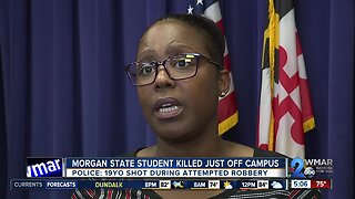 Body of a Morgan State University student found in a car near campus Thursday morning