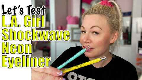 Let's Test L.A. Girl Shockwave Neon Eyeliner | Code Jessica10 saves you Money at Approved Vendors