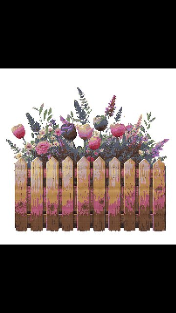 Floral Garden Cross Stitch Pattern by Welovit | welovit.net | #welovit