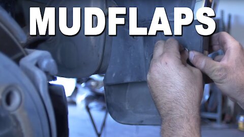 How to remove a mud flap mud guard - 2010 Subaru Forester