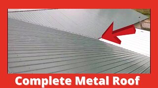 Completed Commercial Metal Roof