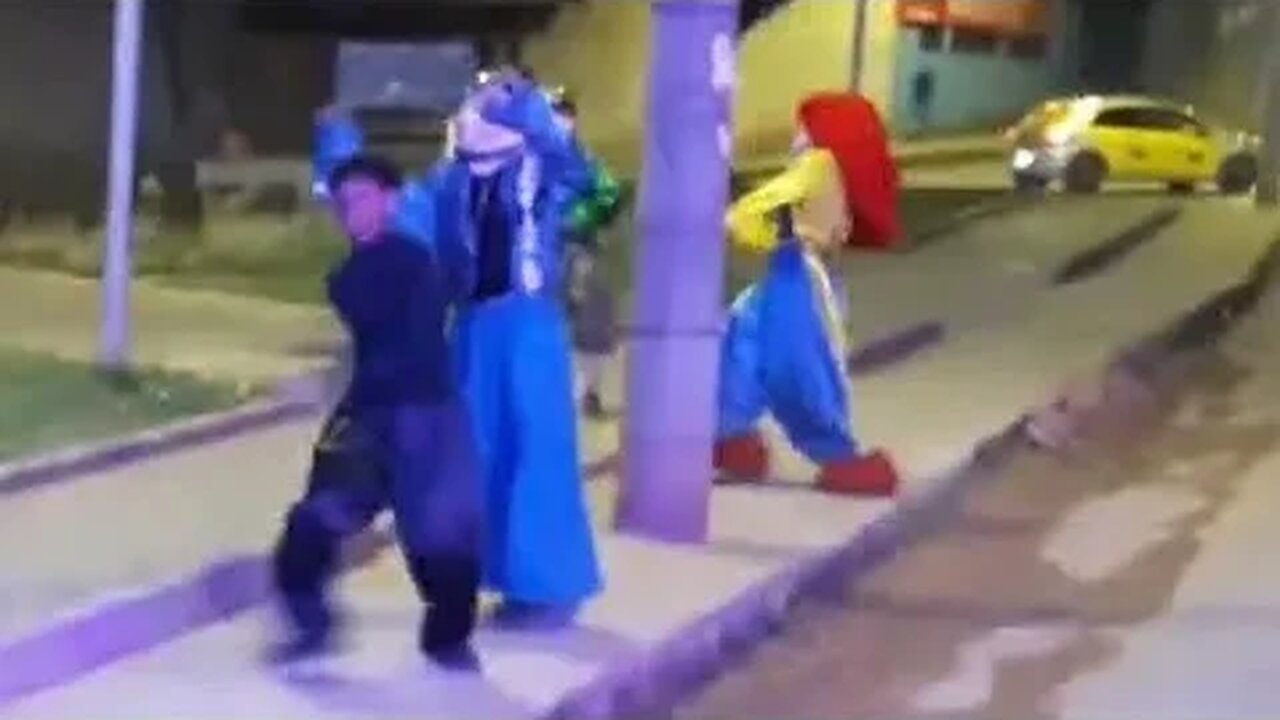 DANÇARINOS SUPER NINJAS DA CARRETA DA ALEGRIA MATRIX, DANÇANDO FOFÃO, BEN10 E CHAVES, LIKE 107