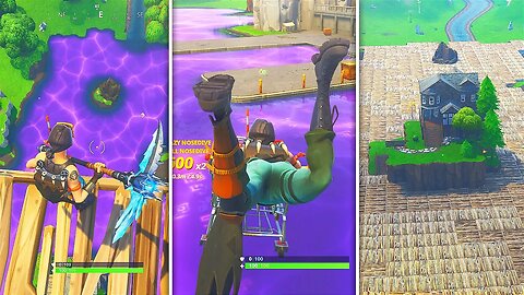 Trying stuff on the new Loot Lake... 🔮