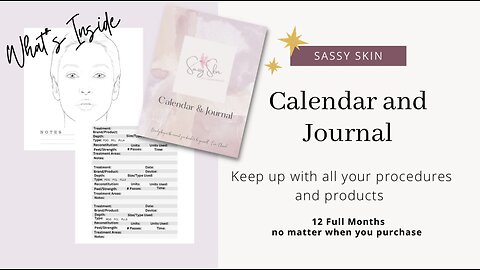 Sassy Skin Calendar & Journal at Amazon