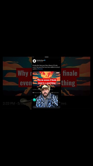 Is no season 2 finale event actually a good thing? #fortnite