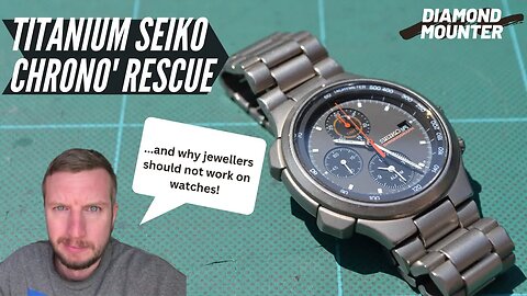 Dirty Old Titanium Seiko Chronograph Rescue