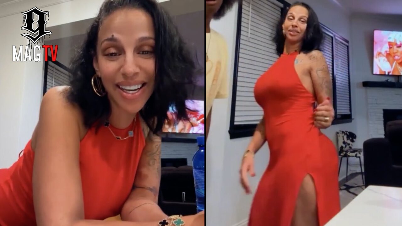 Ne-Yo's Ex Crystal Smith Tries To Dutty Wine In Her Red Dress! 💃🏾