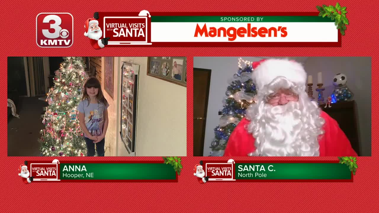 Virtual Santa visit with Anna