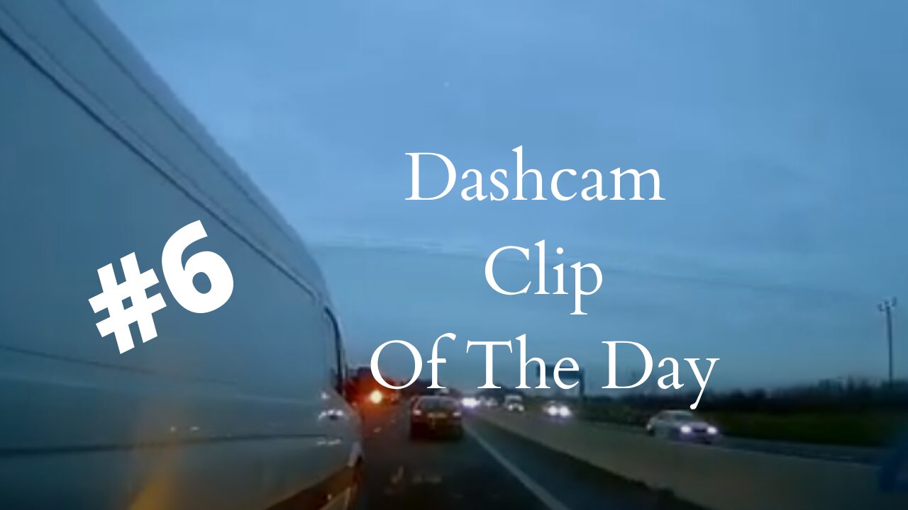 Dashcam Clip Of The Day #6 - World Dashcam - Hit 'n' Run On Uk Motorway