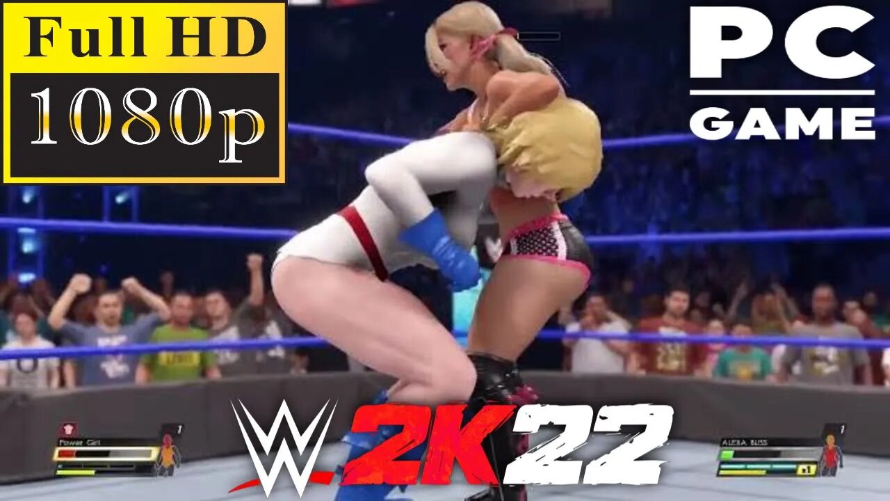 WWE 2K22 | POWER GIRL V ALEXA BLISS! | Requested 2 Out Of 3 Falls Match [60 FPS PC]
