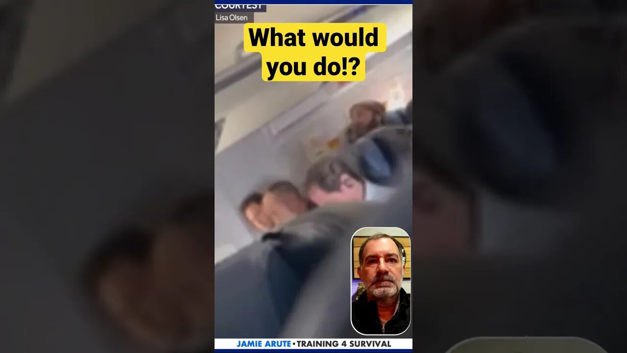 Man Threatens to Kill Every Man on this Flight! #kravmaga #selfdefense #selfdefensetraining