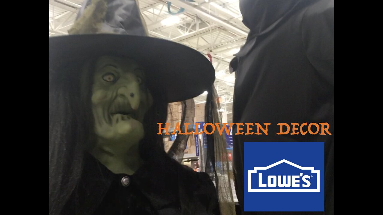 Halloween decor at Lowes! (2021)🎃