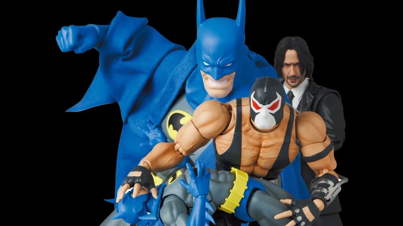 MAFEX John Wick: Chapter 4 KNIGHT CRUSADER BATMAN & BANE Knightfall Ver.