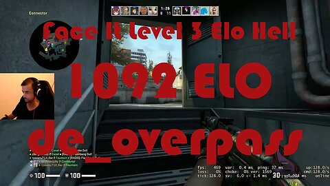 Third Time's A Charm? - Face It Level 3 Elo Hell - Road to Level 4 - de_overpass - 1092 ELO