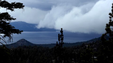 Tahoe Snow in June Timelapse sudden weather change 2020