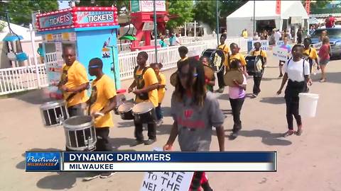 Positively Milwaukee: Dynamic drummers help local kids