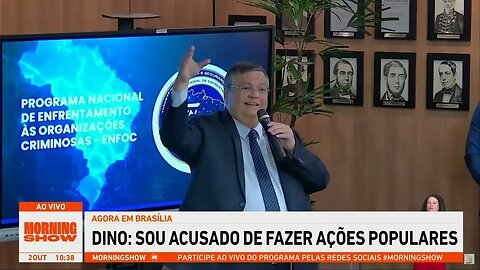 Dino fala sobre programa de segurança: “Sou acusado de fazer ações populares”