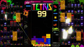 Tetris 99 Splatoon Theme Gameplay