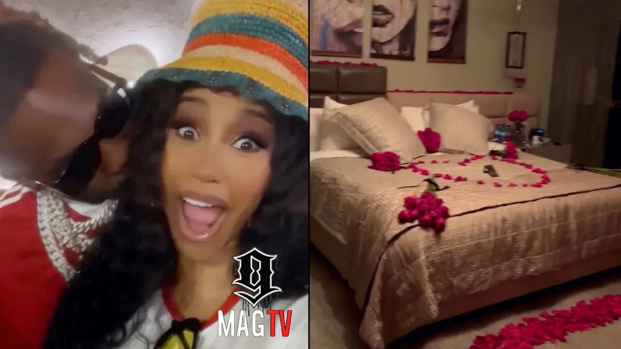 Offset's Wife Cardi B Goes All Out In Jamaica For His 31st B-Day! 😍