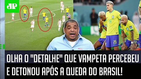 "ISSO NÃO EXISTE! É UMA FARRA! A POSTURA dos caras do Brasil do MEIO PRA FRENTE é..." Vampeta DETONA