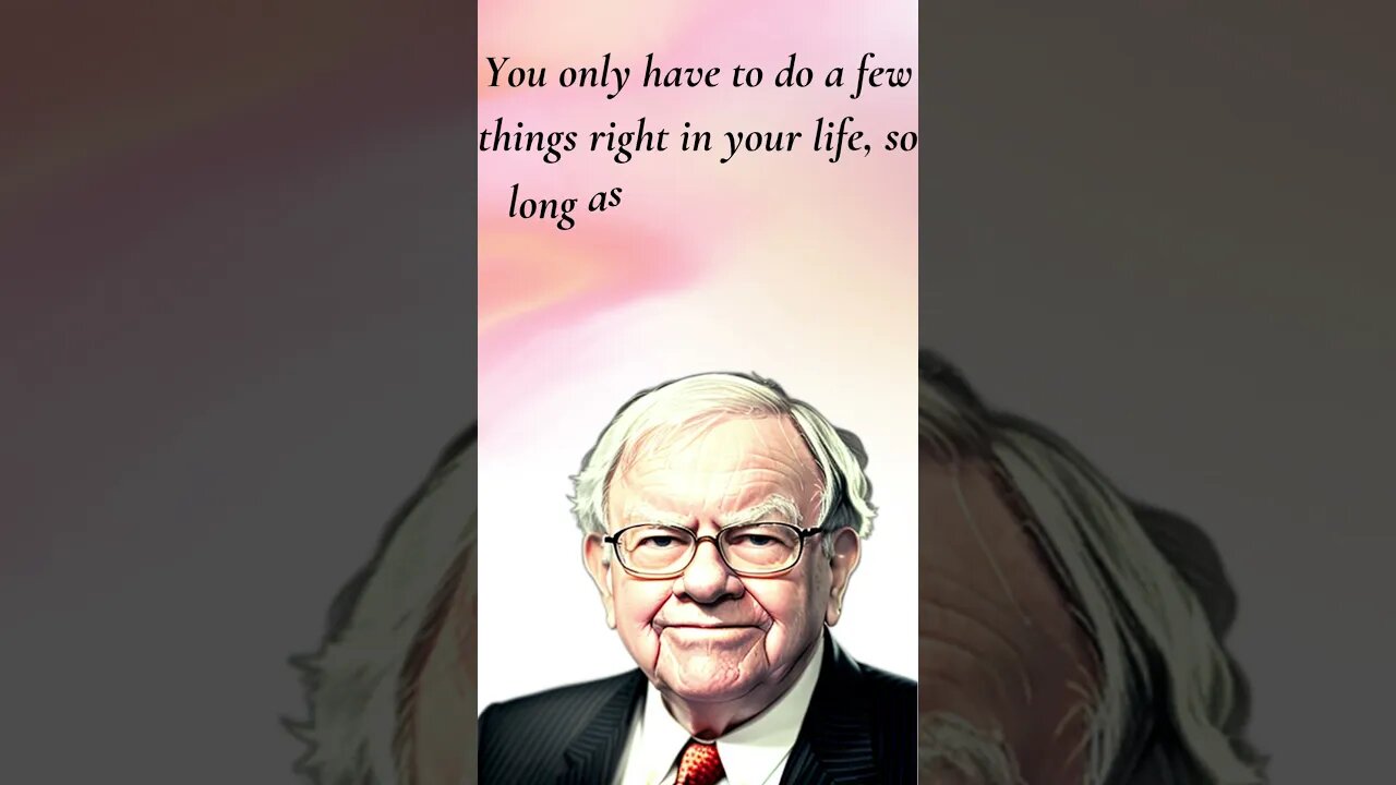 Smart Investing by Warren Buffet #13