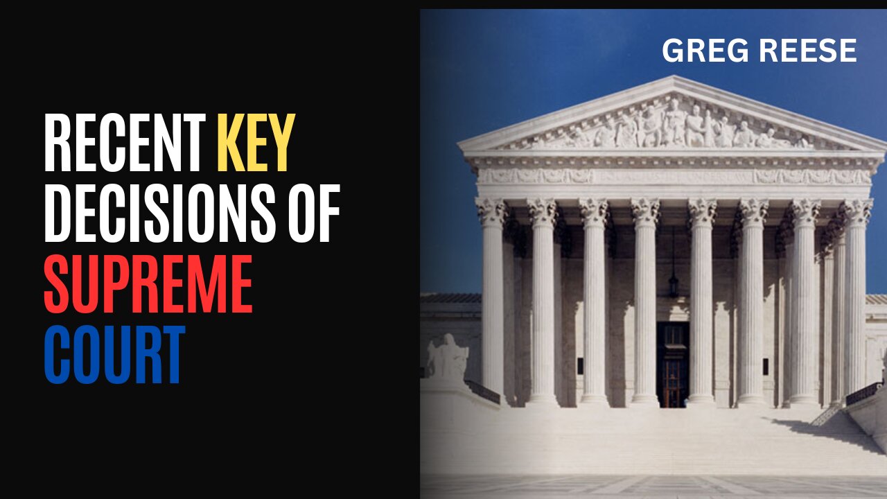 Recent Key Decisions of Supreme Court