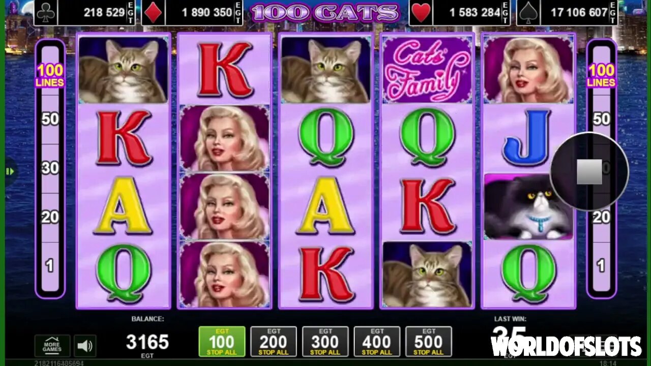 100 Cats EGT