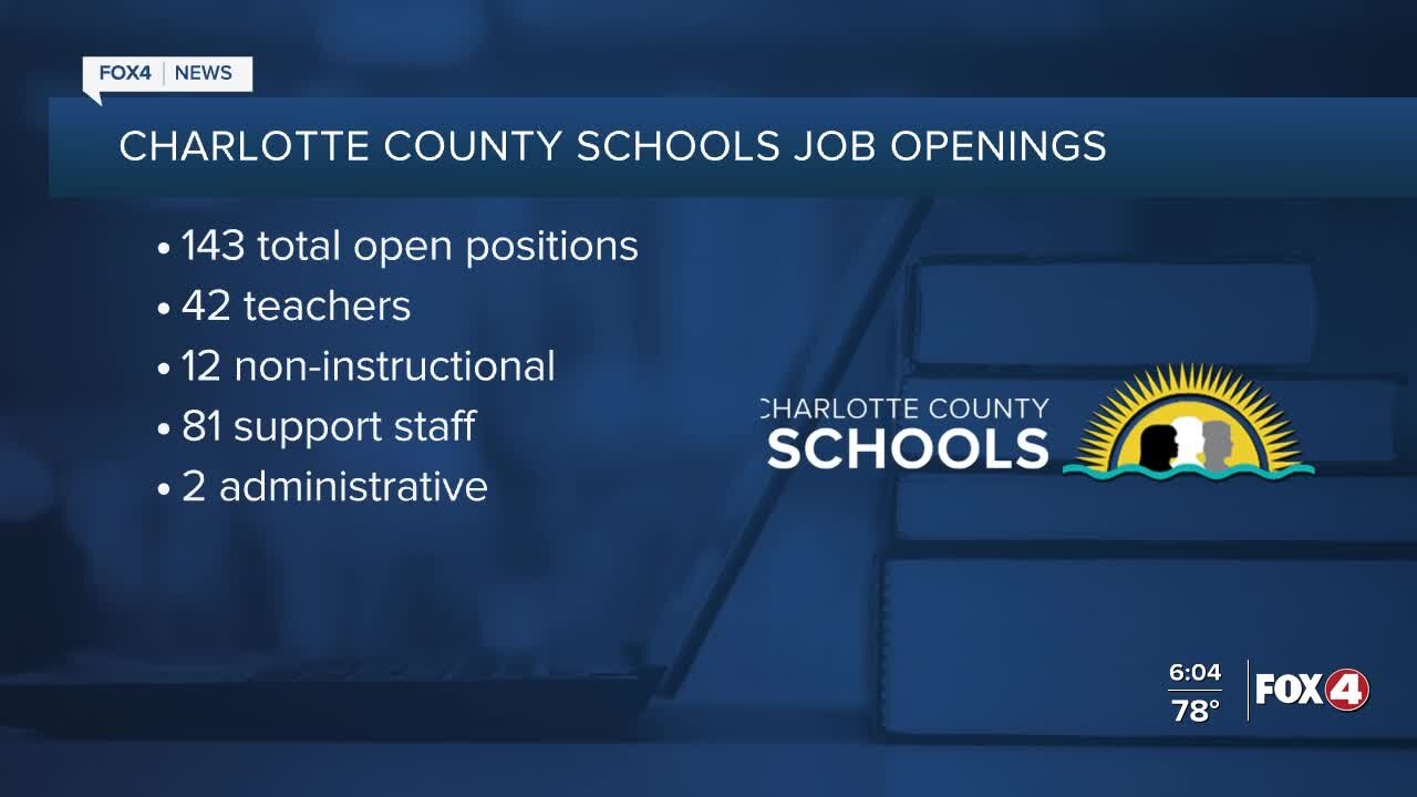 SWFL school districts struggle to find teachers as the school year approaches