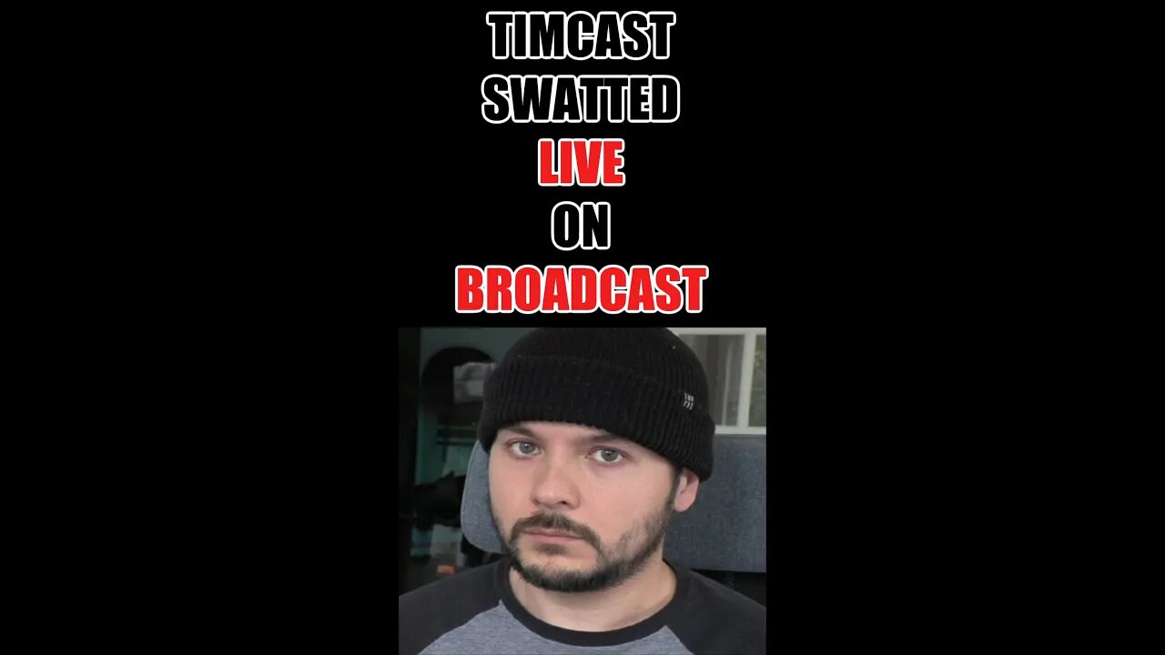 #TIMCAST Swatted Live on Broadcast #shorts