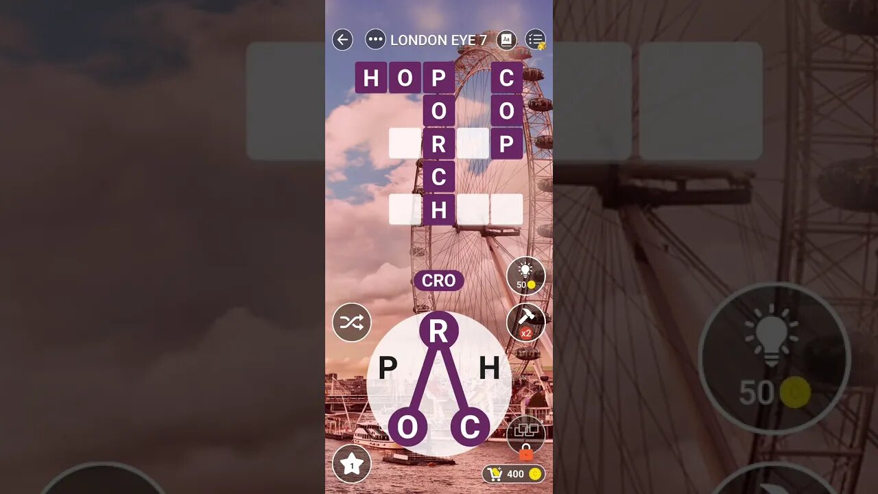 Word City London Eye Answer Level 7