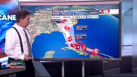 Hurricane Irma update | Florida's Most Accurate Forecast with Denis Phillips on Thursday at 5:30 pm