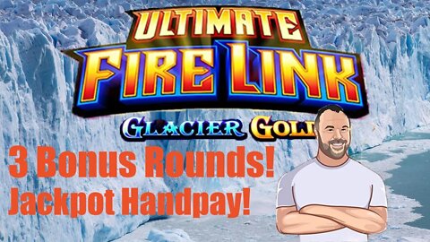 Ultimate Fire Link - Glacier Gold. 3 BONUS ROUNDS!!