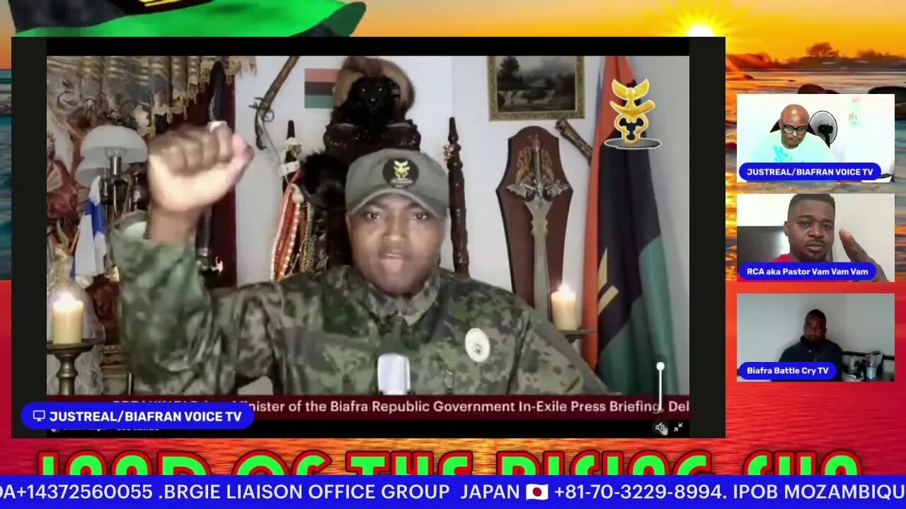 BRGIE Prime Minister of Biafra Press Briefing on Gabon 31.8.2023 8/31/2023