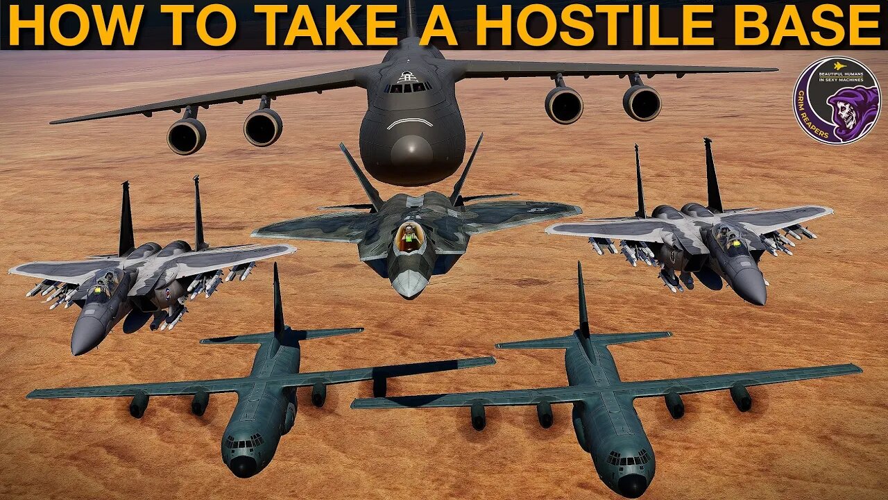 Army George Shows: The Five Tactical Steps To Taking A Hostile Airbase | DCS