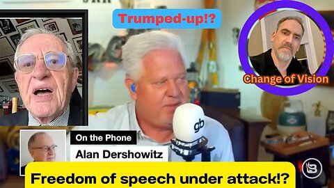 Trumped-up! 1st amendment under attack? Alan Dershowitz weighs-in on Trump indictment W/ Glenn Beck