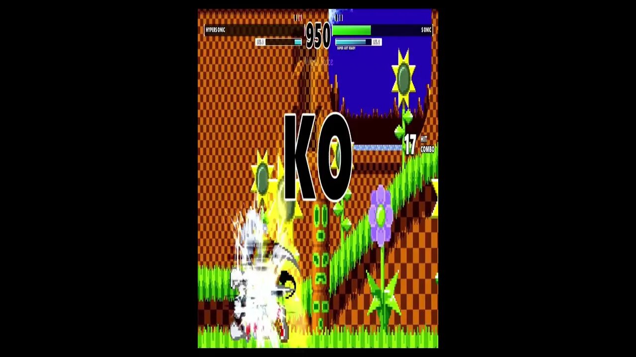 Hyper Sonic VS Sonic I Sonic Battle Rematch #shorts #short #shortvideo